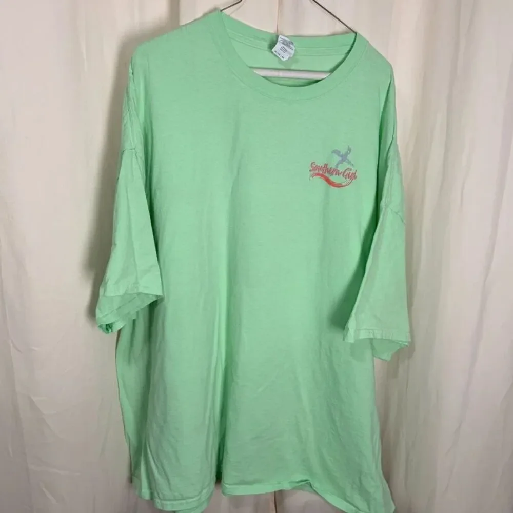 Southern Girl Bible Totin' Devil Stompin' Faith Walkin Graphic Tee Mint Green 5X